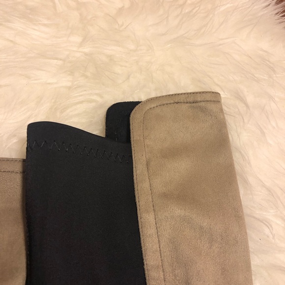 NEW Shoe’N Tale Beige Over knee stretch boots 9 - Picture 4 of 8